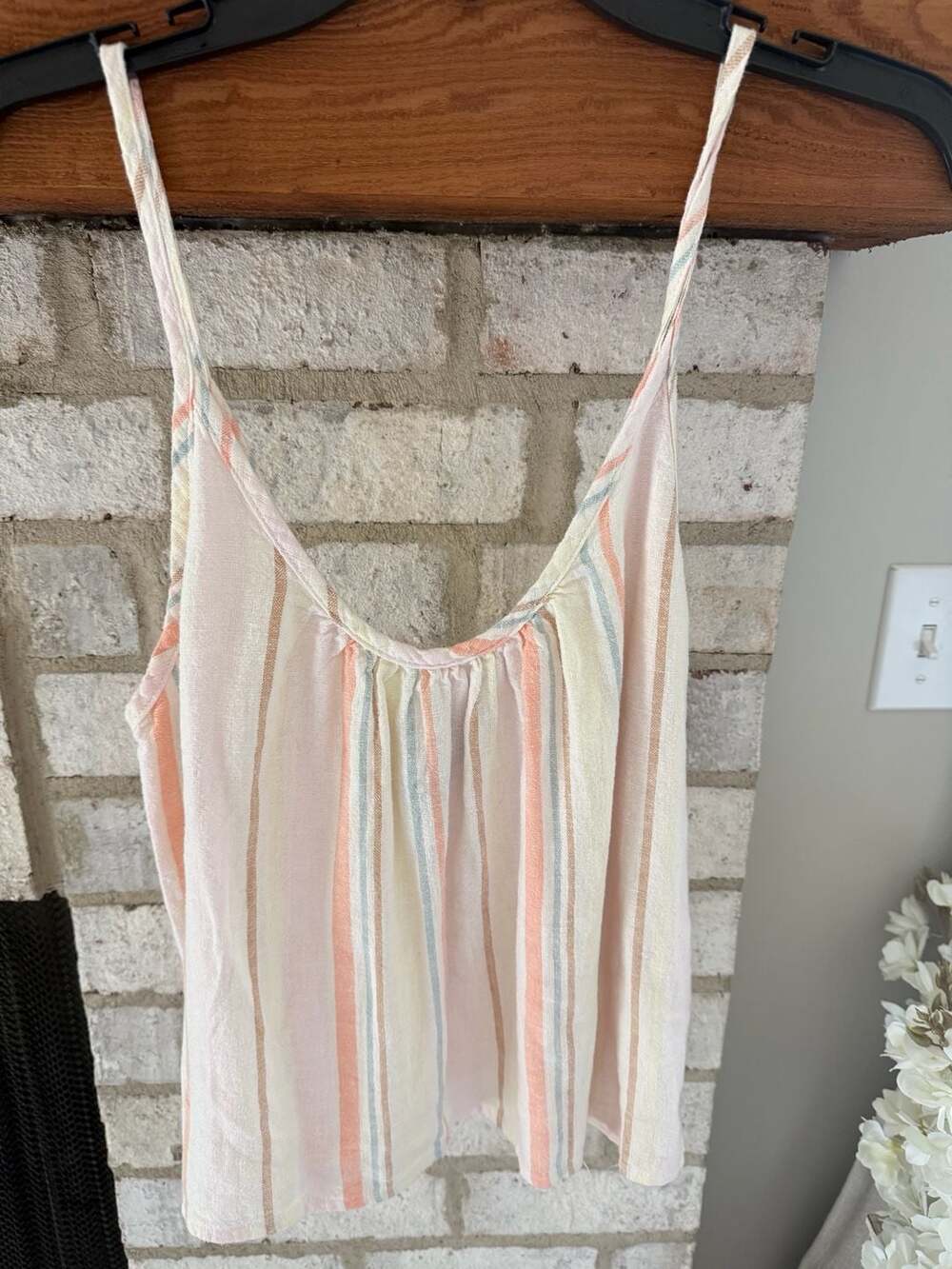 Bobi Los Angeles Striped Cami Tank Top Size S